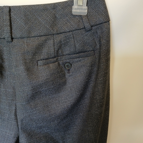 Loft Ann Taylor Womens Julie Trouser Size 4 Color Grey Navy Blue - Picture 8 of 11